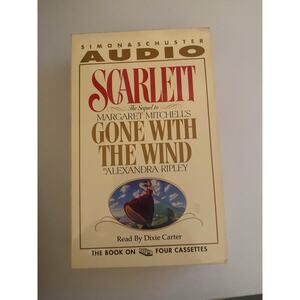 Scarlett Audio Set- vintage 4 cassette tapes Sequel to Gone with the Wind RARE